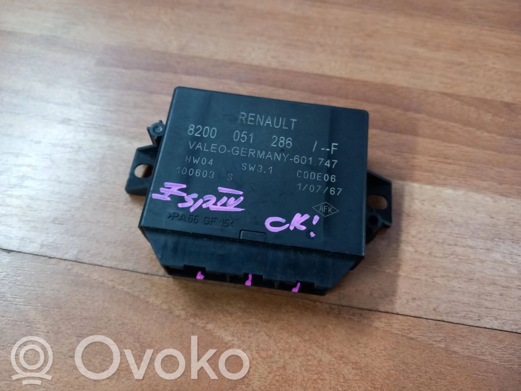 Renault Espace -  Grand espace IV Parkošanas (PDC) vadības bloks 