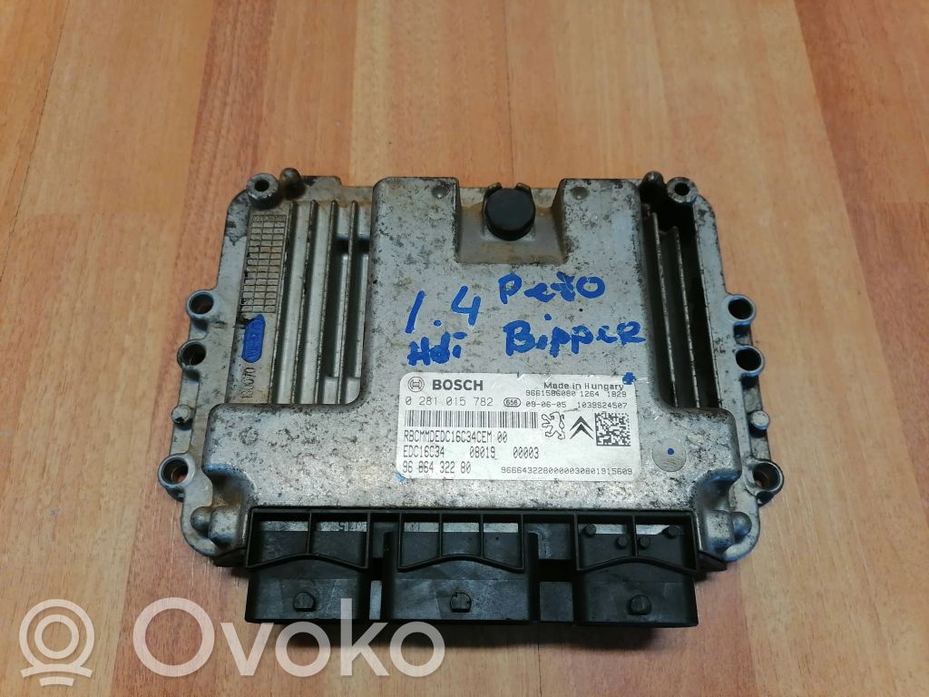 Peugeot Bipper Engine control unit/module 