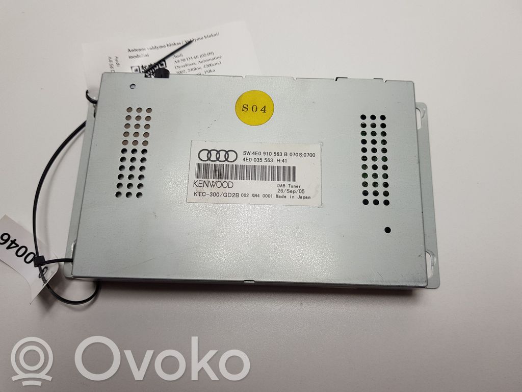 Audi A8 S8 D3 4E Antenna control unit 