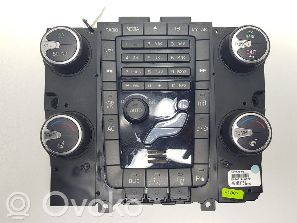Volvo S60 Climate control unit 