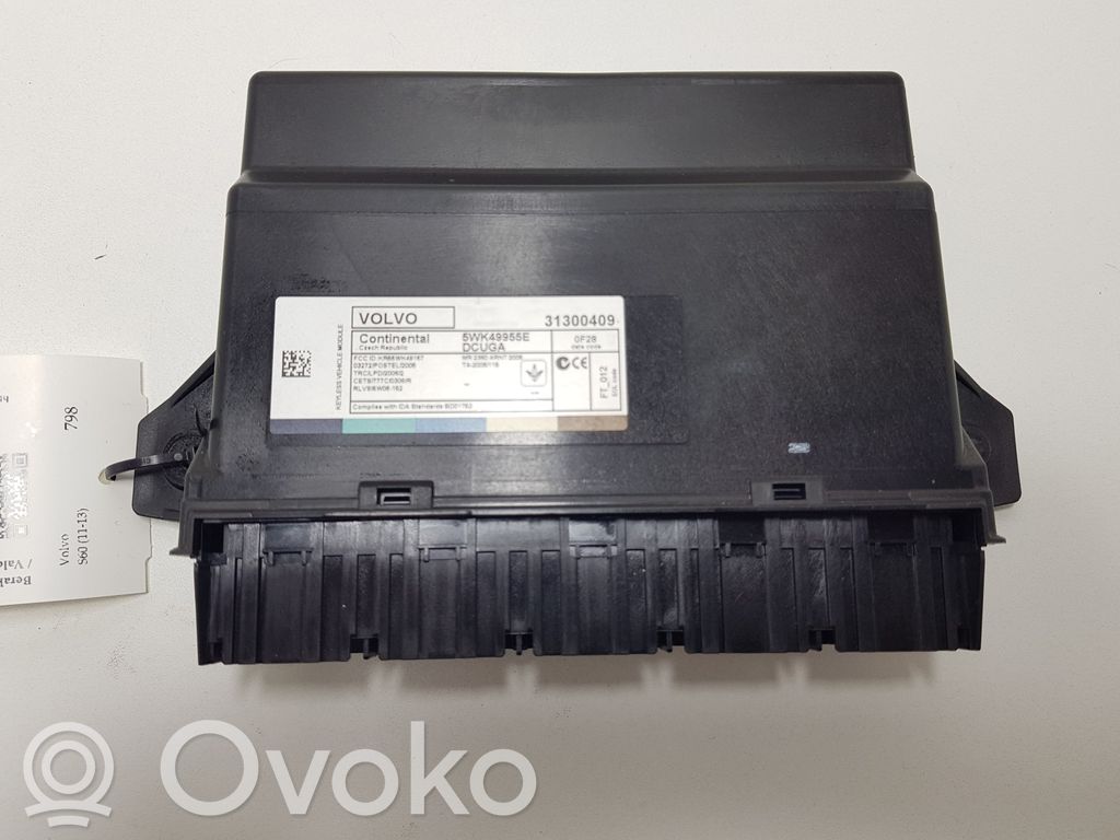 Volvo S60 Keyless (KESSY) go control unit/module 