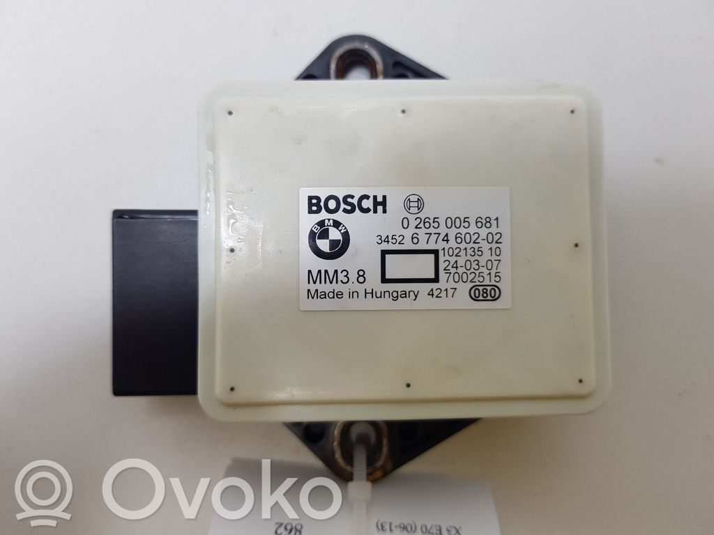 BMW X5 E70 ESP Drehratensensor Querbeschleunigungssensor 