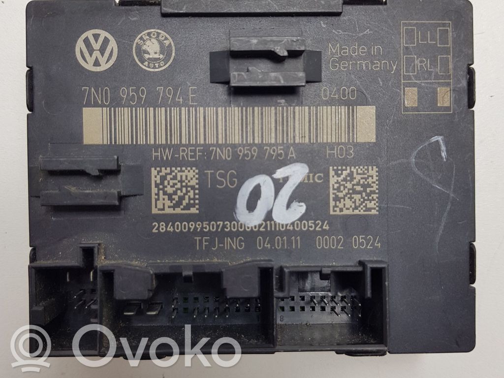 Oven ohjainlaite/moduuli   7N0959794E