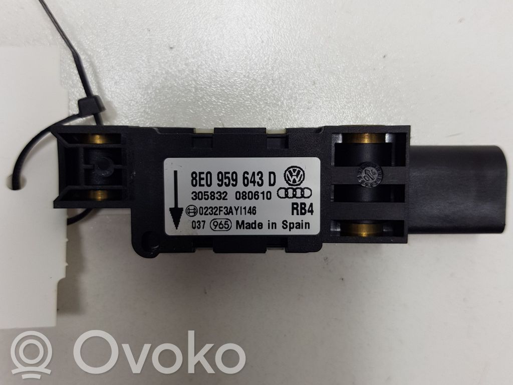 Volkswagen Phaeton Airbagsensor Crashsensor Drucksensor 