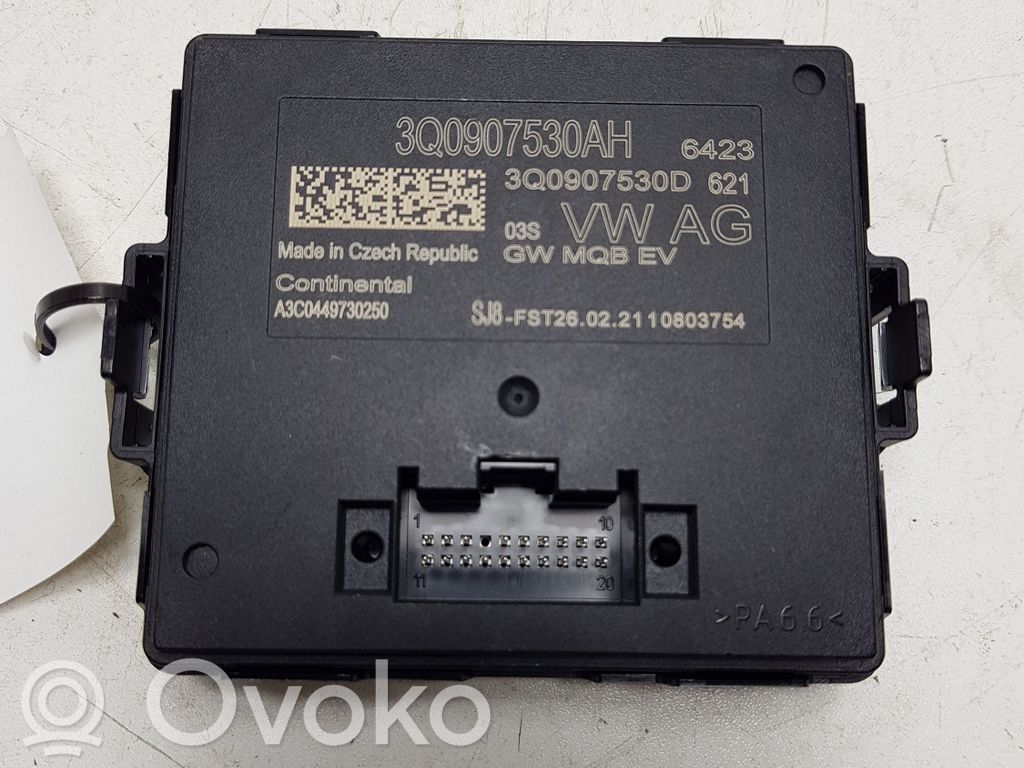 Skoda Superb B8 (3V) Módulo de control Gateway 