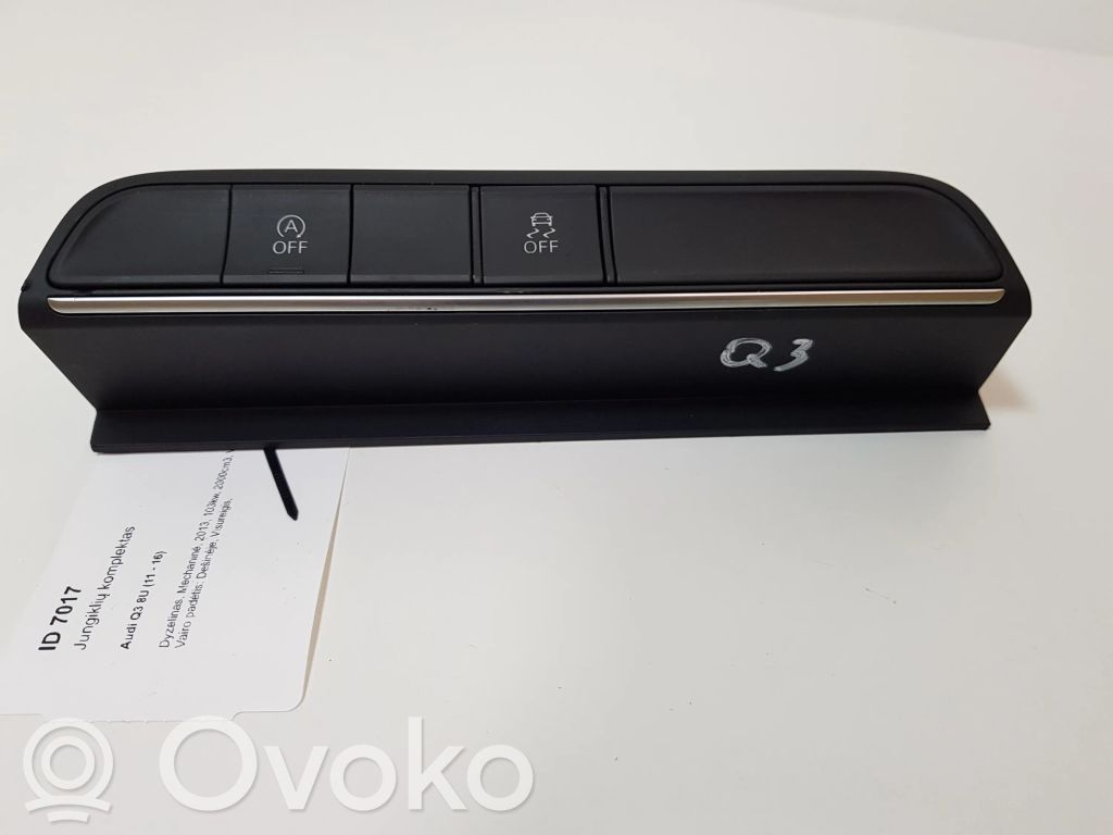 Audi Q3 8U A set of switches 