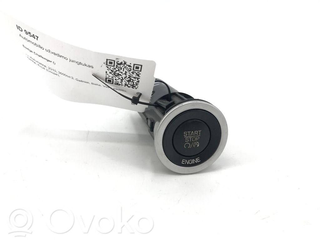 Dodge Challenger Engine start stop button switch 