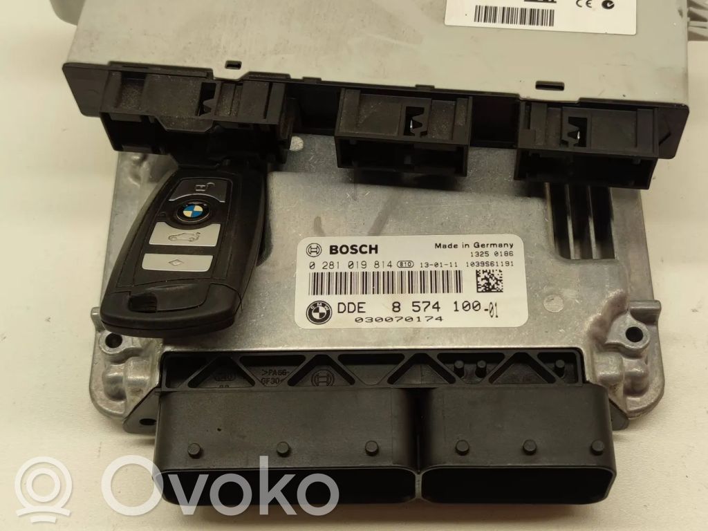 BMW 5 F10 F11 Aizdedzes ECU komplekts 