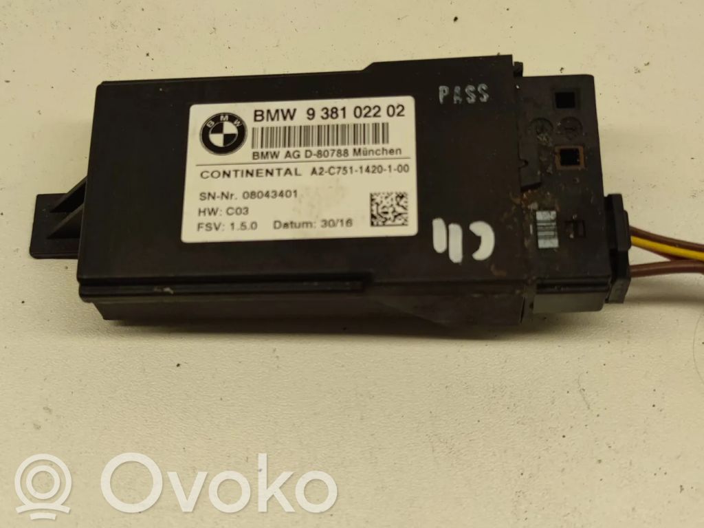 Module de commande de siège   938102202,08043401,A2C7511420100