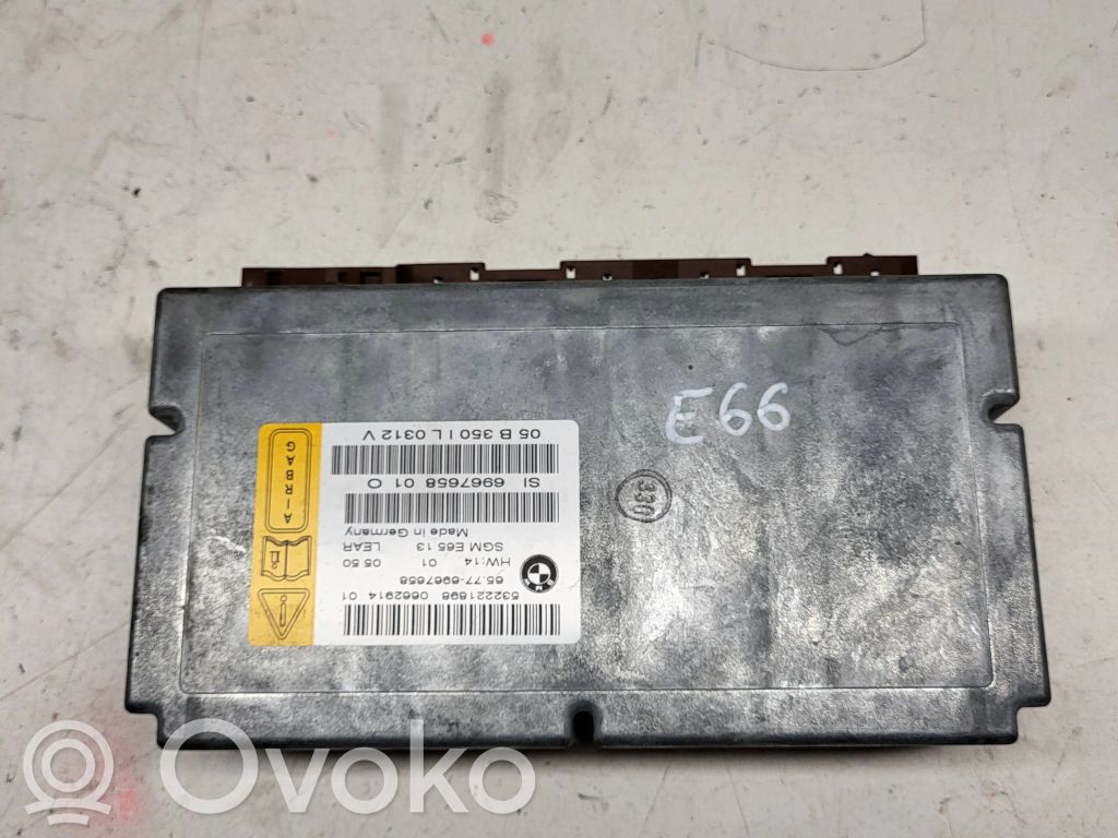 BMW 7 E65 E66 Unidad de control/módulo del Airbag 