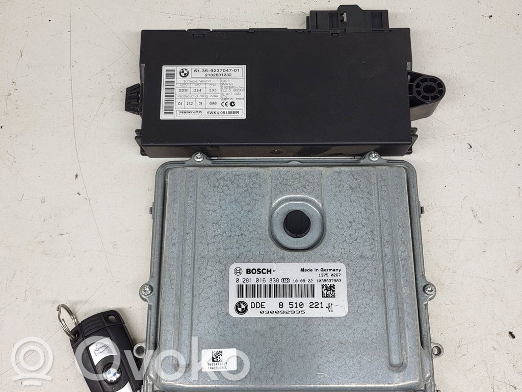 Engine ECU kit and lock set   8510221,9237047,0281016838