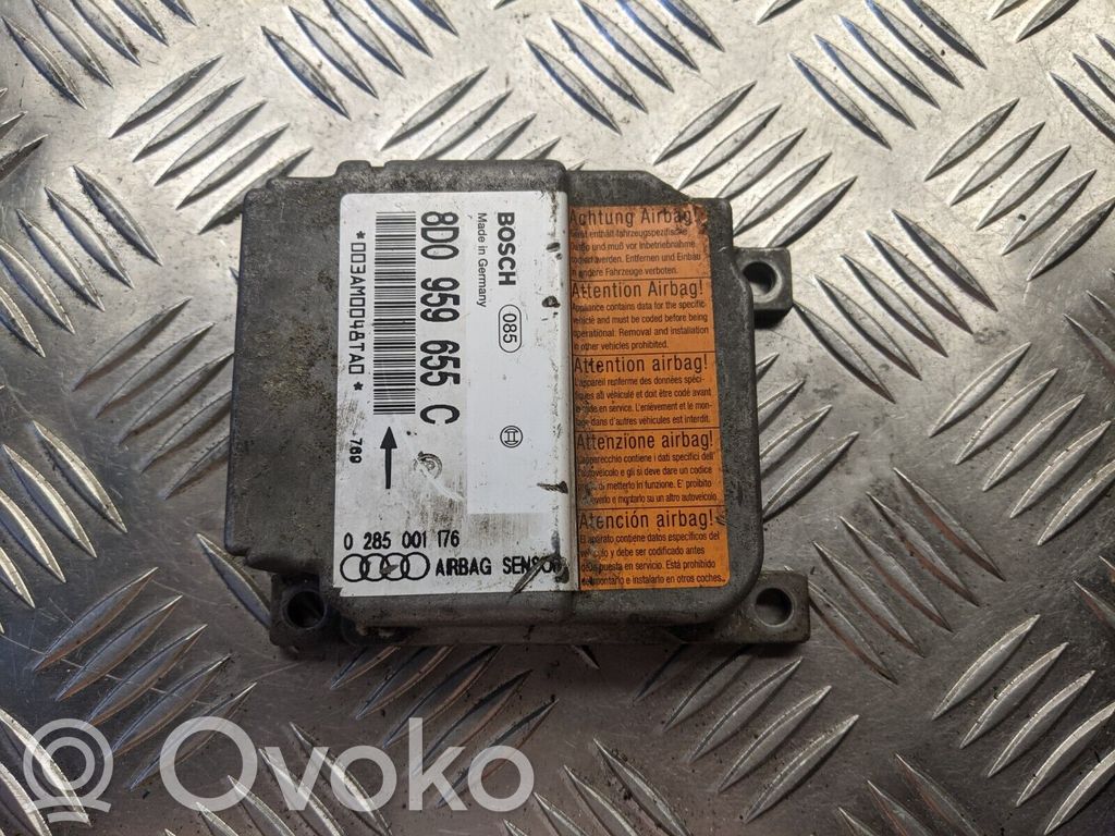Airbag control unit/module   8D0959655C,0285001176
