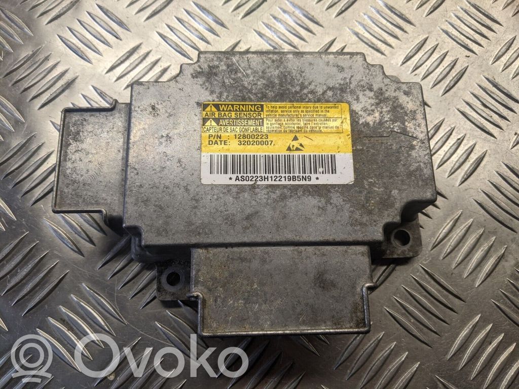 Airbag control unit/module   12800223