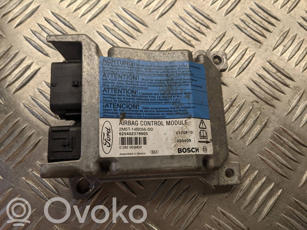 Airbag control unit/module   2M5T14B056DD,0285001425