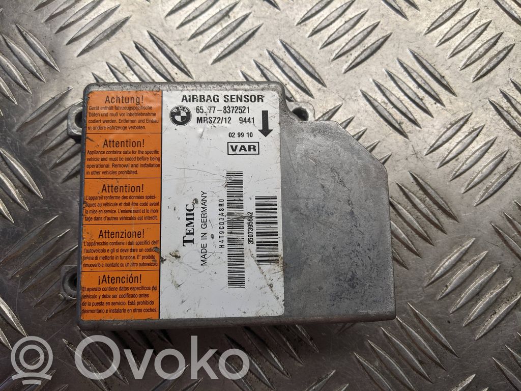 Airbag control unit/module   65778372521,MRSZ212