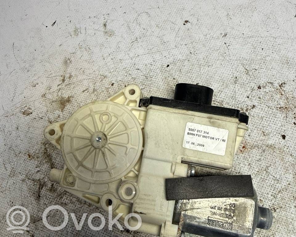 BMW 5 GT F07 Priekšpusē elektriskā loga pacelšanas mehānisma komplekts 