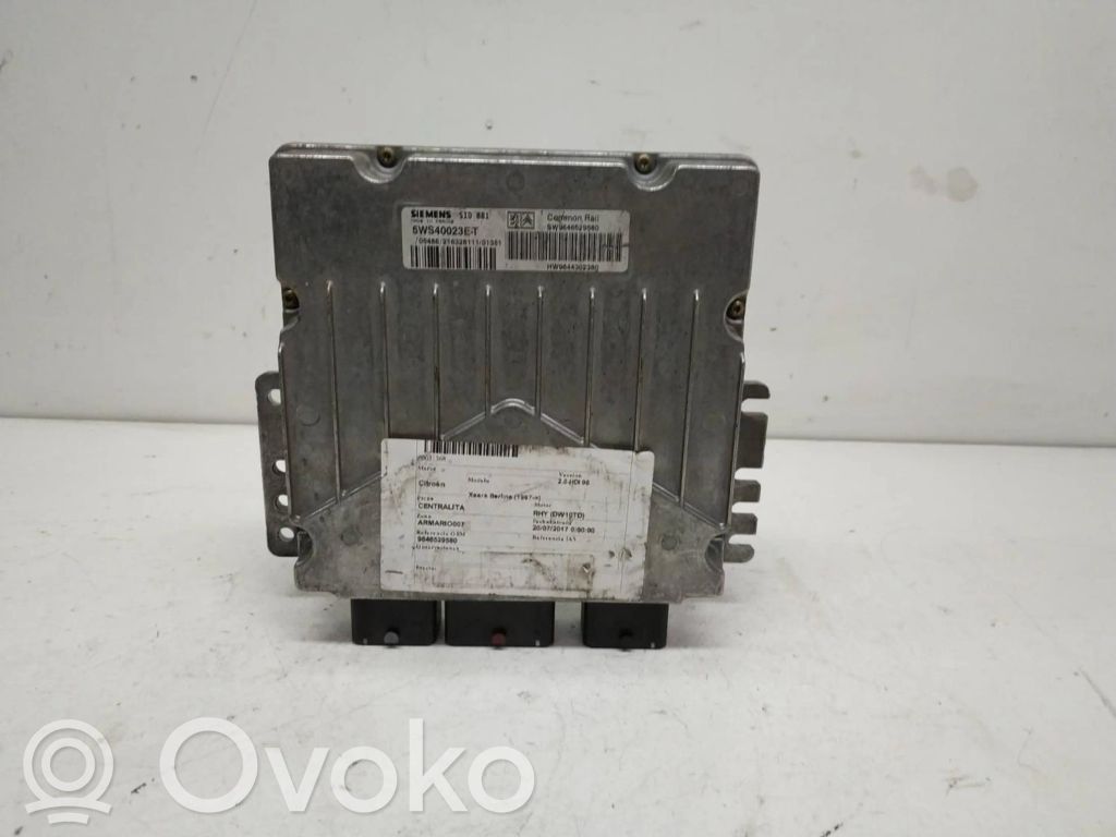 Engine control unit/module ECU   SW9646529580