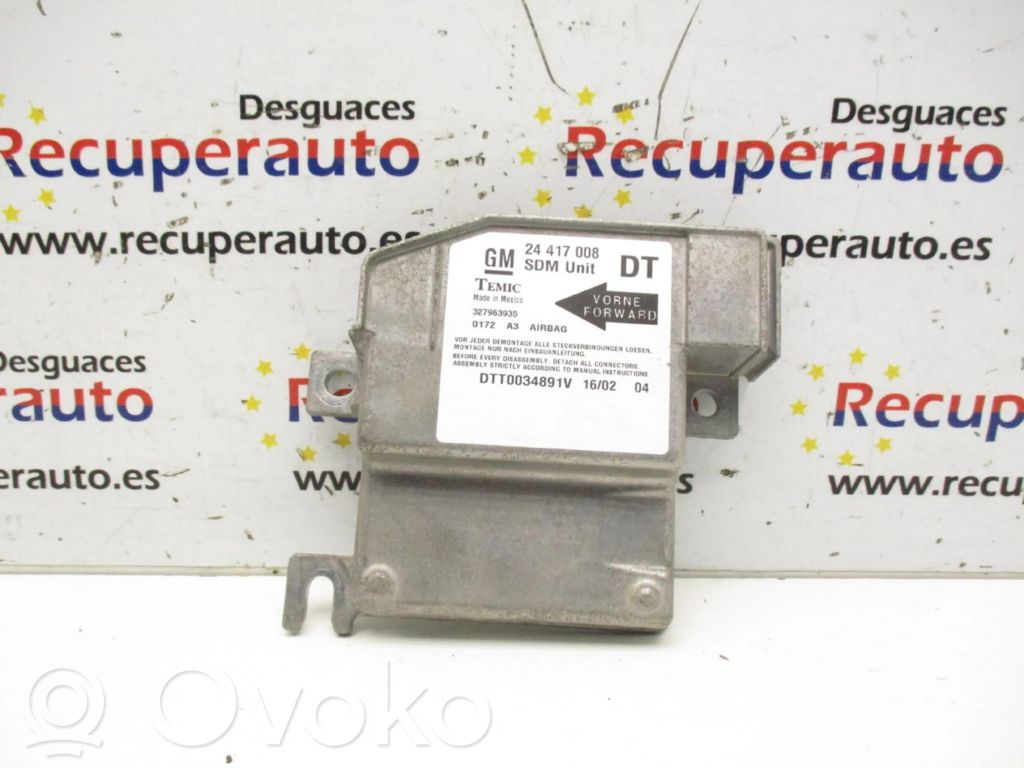 Opel Combo C Airbag control unit/module 