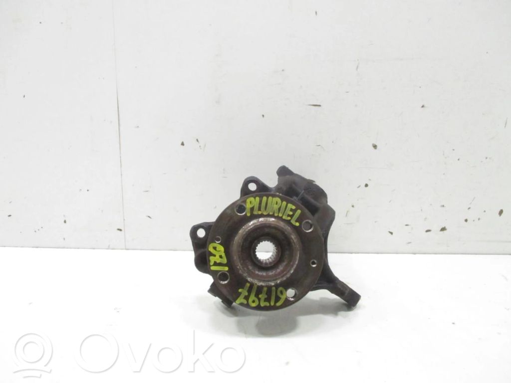 Front wheel hub spindle knuckle