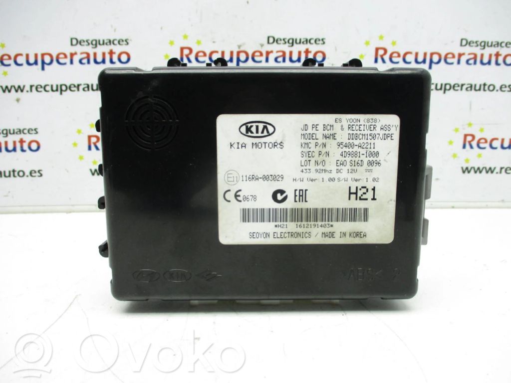 KIA Ceed Comfort/convenience module 