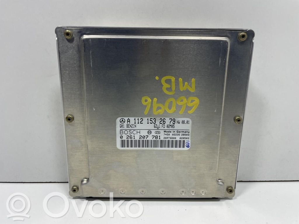 Mercedes-Benz CLK A209 C209 Unité de commande, module ECU de moteur