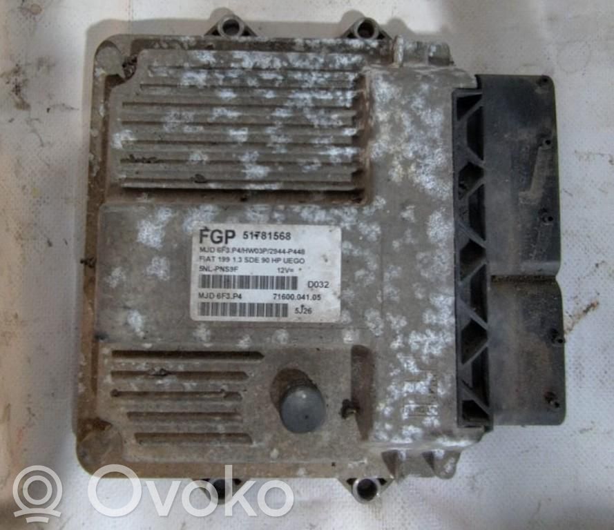 Fiat Grande Punto Engine control unit/module 