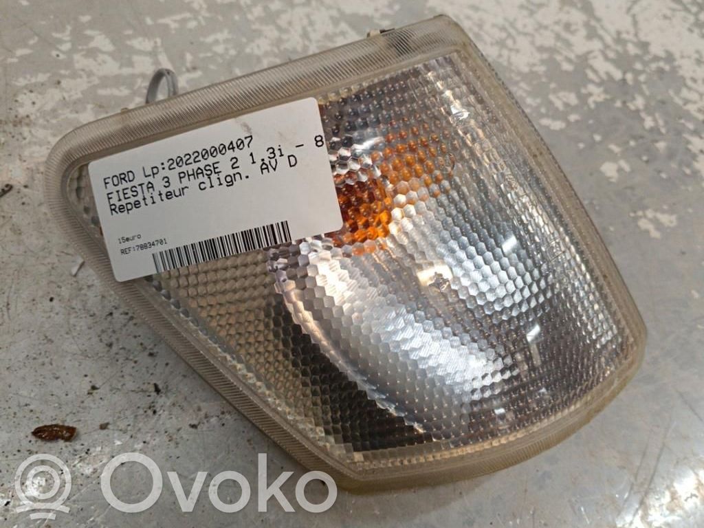 Front indicator light