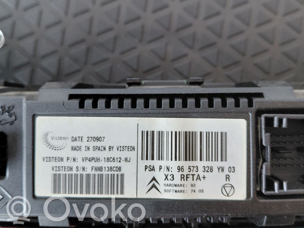 Citroen C5 Climate control unit 