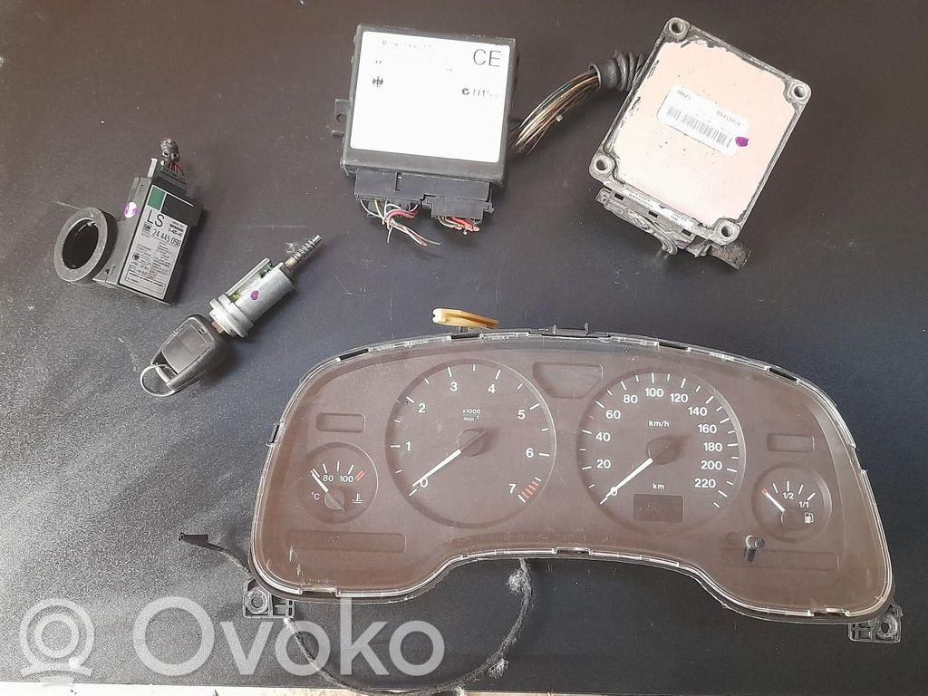 Opel Astra G Engine ECU kit and lock set 