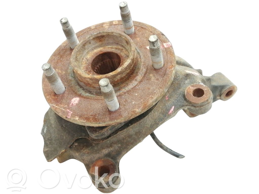 Front wheel hub spindle knuckle