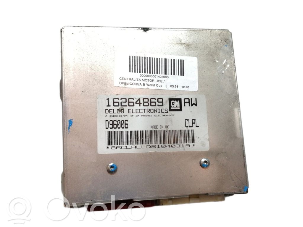 Unidad de control/módulo del motor   16264869,D96006