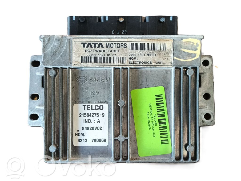 Tata Indica Vista I Unidad de control/módulo del motor 