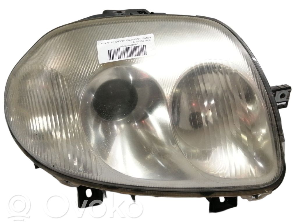 Renault Clio II Headlight/headlamp 