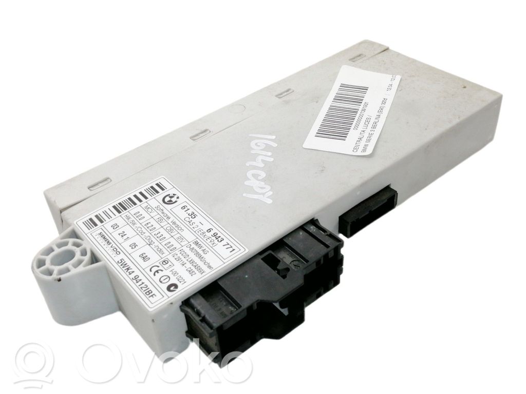 Unidad de control/módulo de los faros xenón   61356943771,6943771,5WK49412IBF