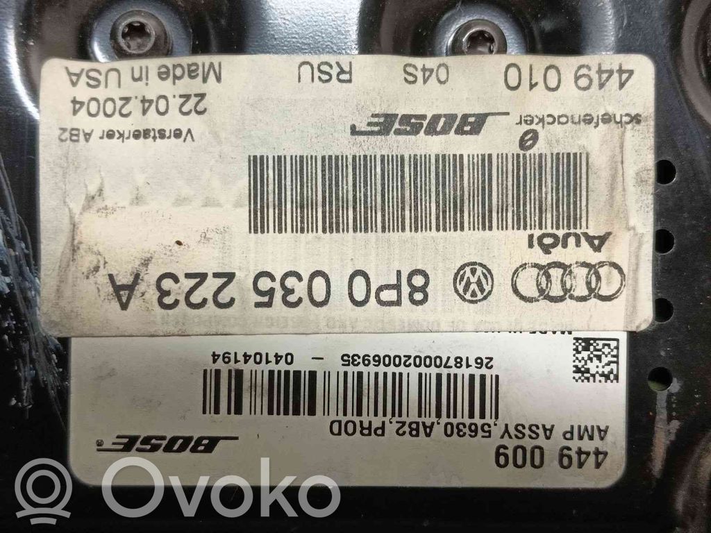 Audi A3 S3 8P HiFi Audio sound control unit 