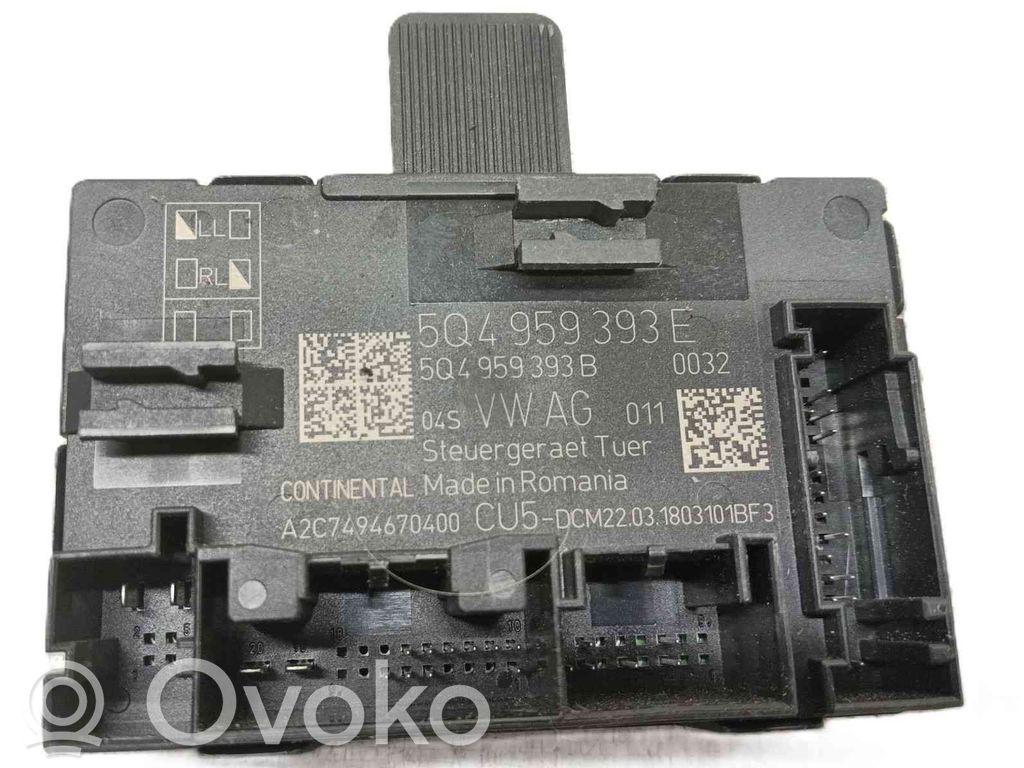Otras unidades de control/módulos   5Q4959393E