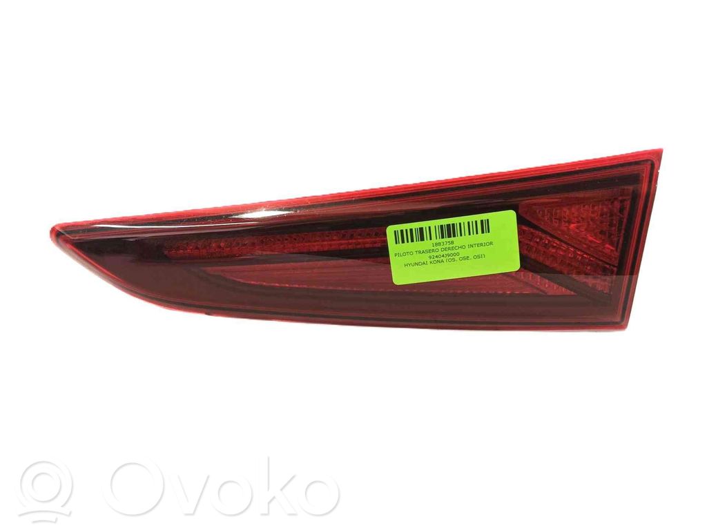 Hyundai Kona I Luci posteriori del portellone del bagagliaio