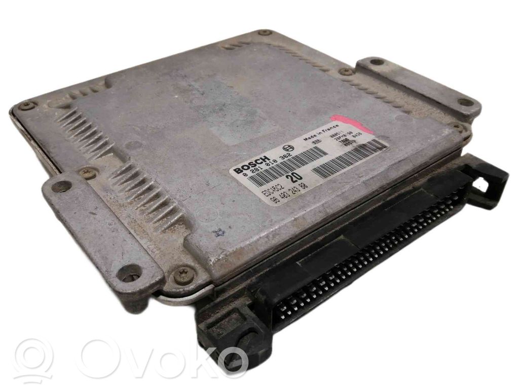 Centralina/modulo del motore   0281010362,9640324380