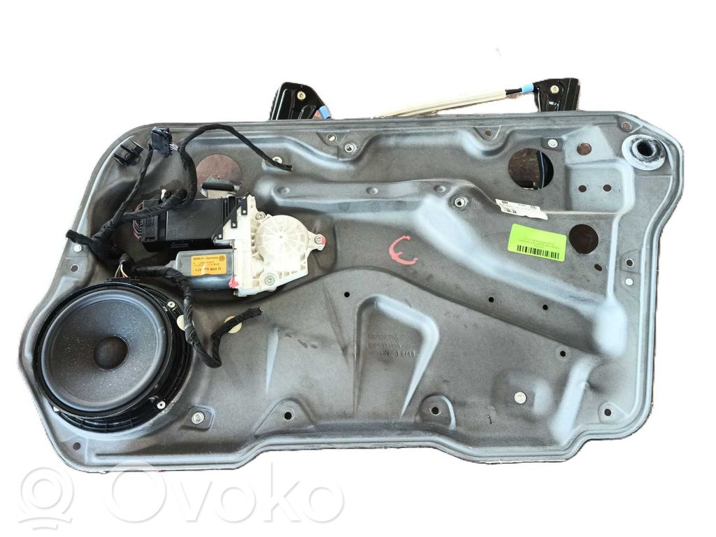 Regulador de ventanilla eléctrico de puerta delantera   1J4837462H,1J4837456F
