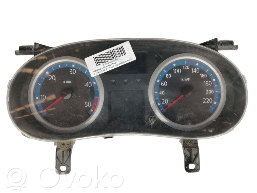 Renault Clio II Tachimetro (quadro strumenti)