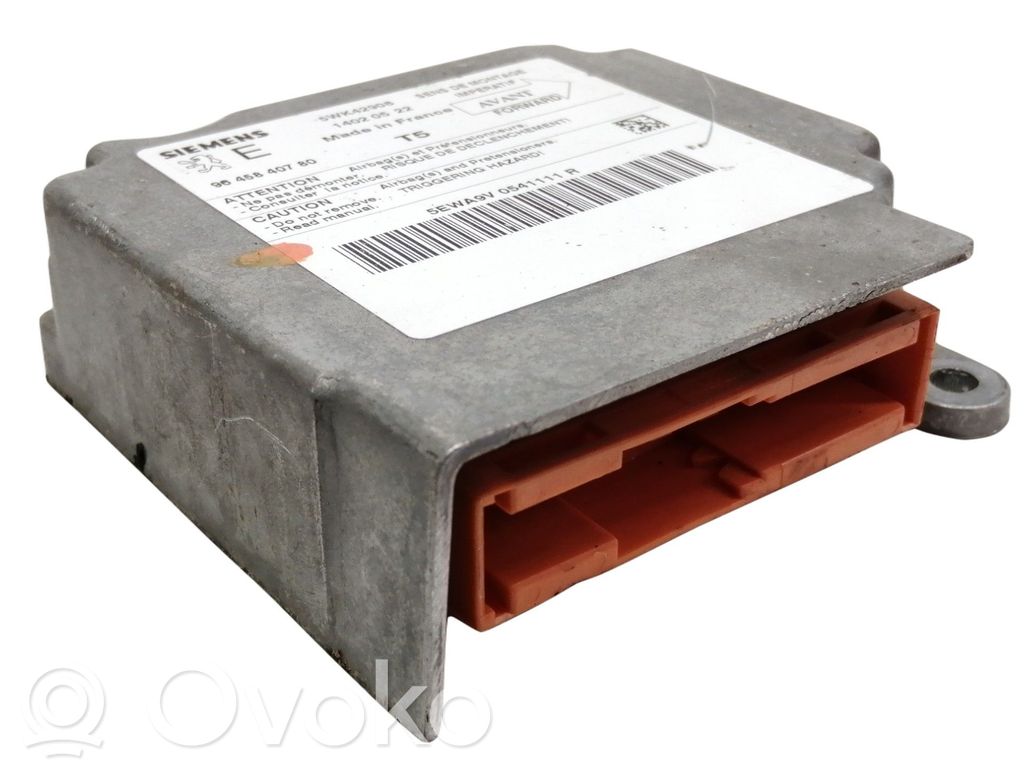 Peugeot 307 Unitate/modul de comandă airbaguri 