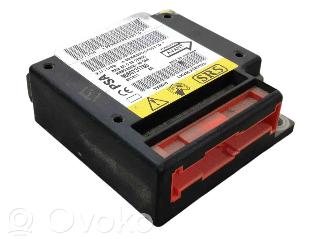 Citroen C3 Unitate/modul de comandă airbaguri 