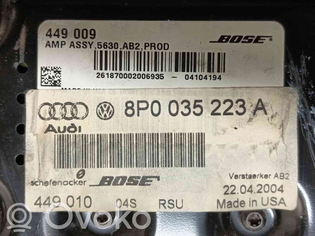 Moduł / Sterownik dziku audio HiFi   8P3035223A,44901004SRSU,8P0035223A