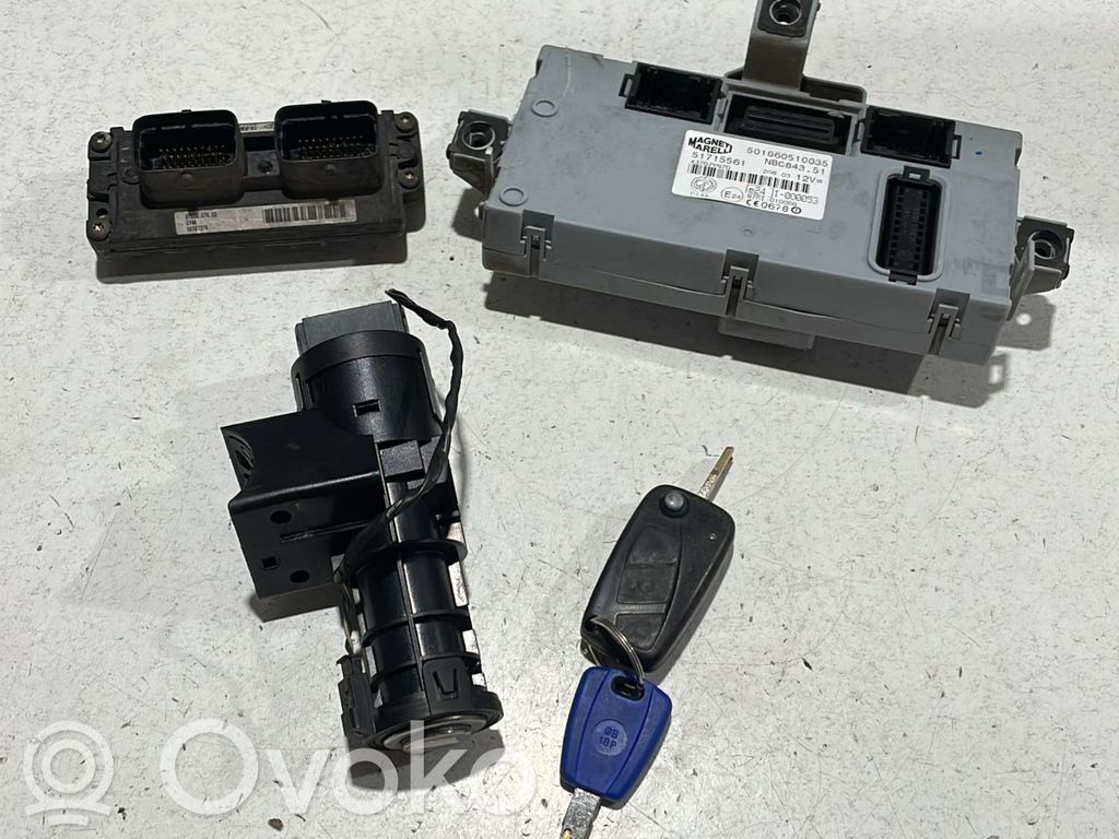 Lancia Ypsilon Engine ECU kit and lock set 