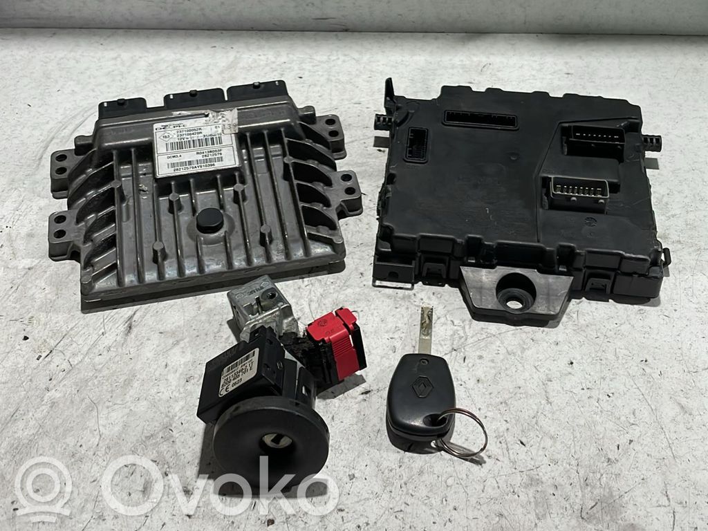 Renault Kangoo II Komputer / Sterownik ECU i komplet kluczy 