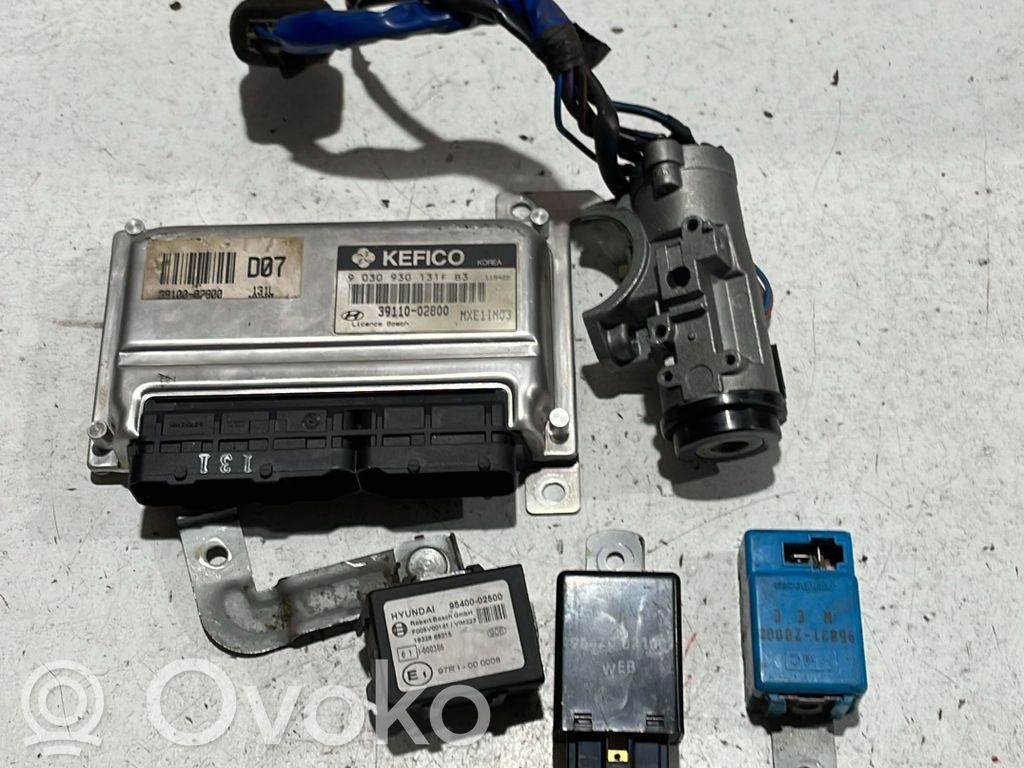 Hyundai Atos Classic Komputer / Sterownik ECU i komplet kluczy 