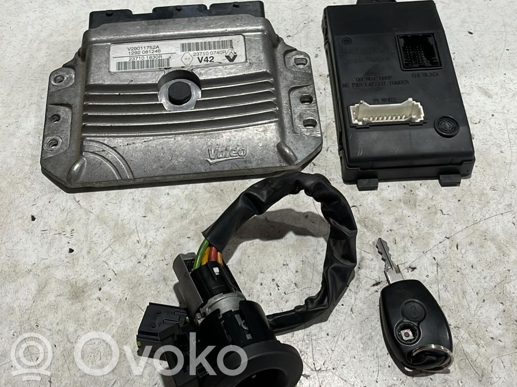 Engine ECU kit and lock set   237100740R,237100740R