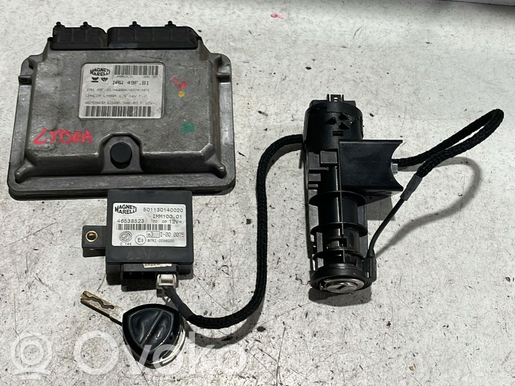 Lancia Lybra Engine ECU kit and lock set 