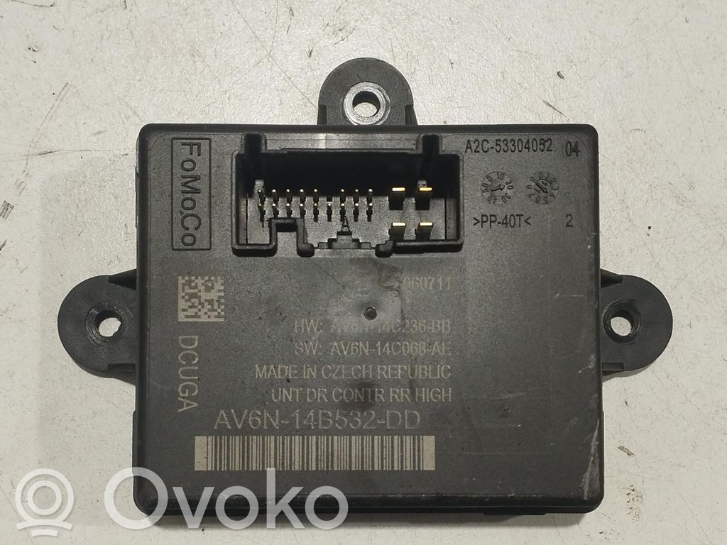 Unité de commande module de porte   AV6N14B532DD,AV6N14B532DD