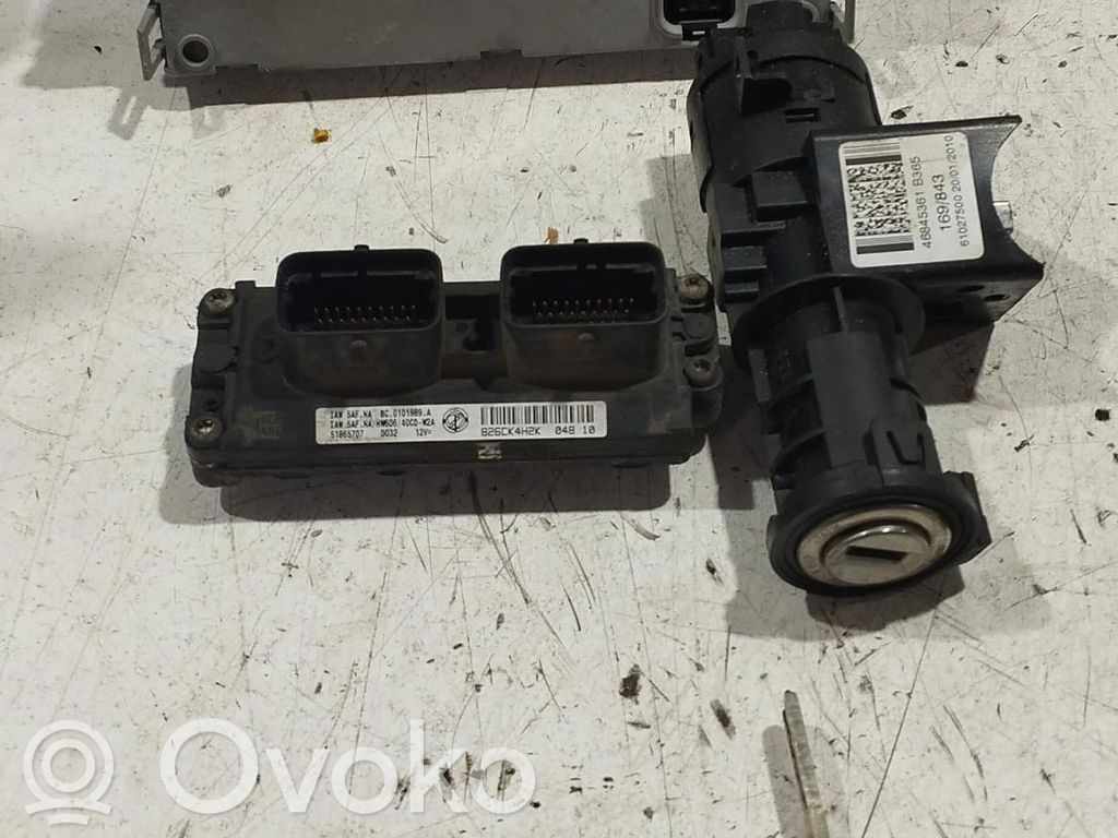 Lancia Ypsilon Engine ECU kit and lock set 